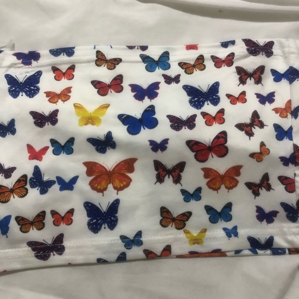 Aesthetic Butterfly crop top